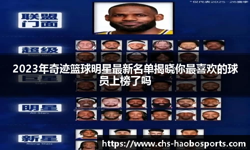 2023年奇迹篮球明星最新名单揭晓你最喜欢的球员上榜了吗